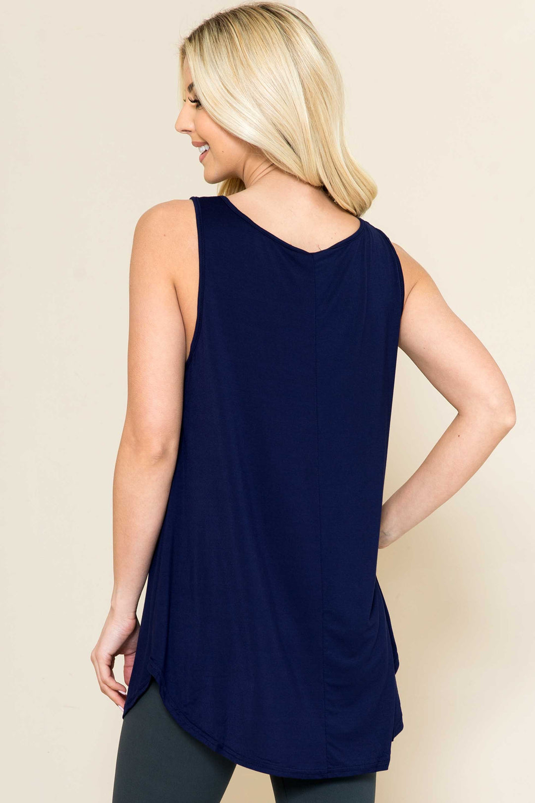 Solid Loose Fit Tank Top