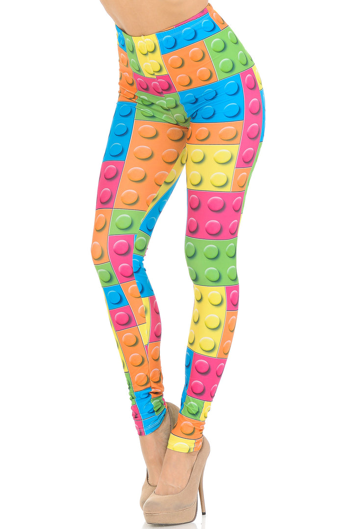 Creamy Soft Lego Leggings - USA Fashion