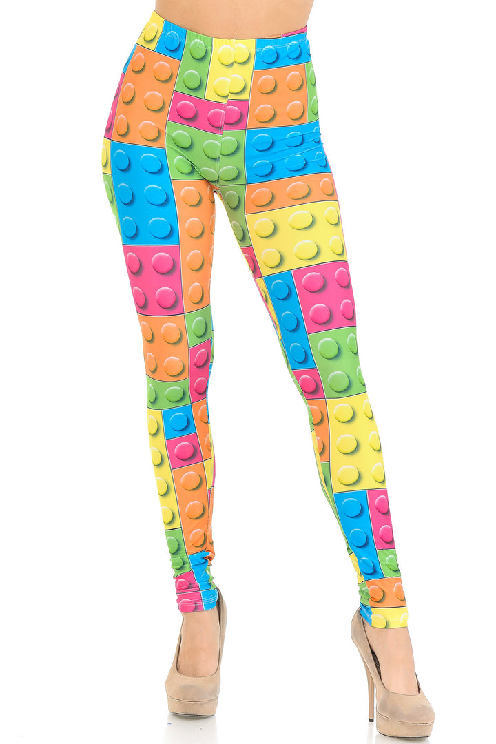 Creamy Soft Lego Leggings - USA Fashion