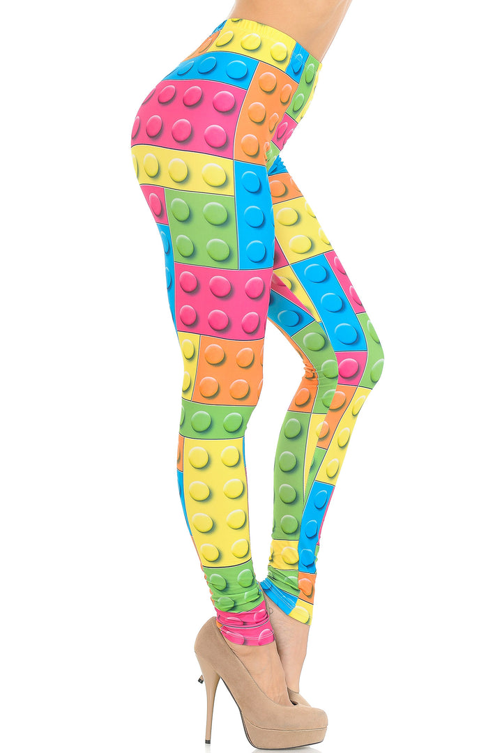 Creamy Soft Lego Leggings - USA Fashion