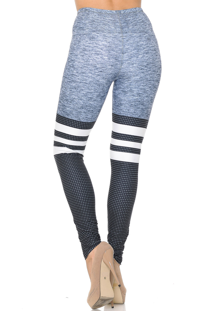 Creamy Soft Split Sport Leggings - USA Fashion