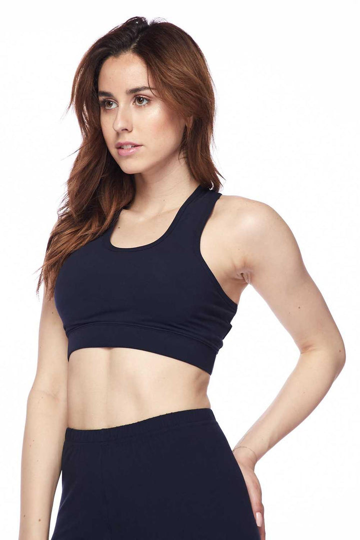 Buttery Soft Basic Solid Leggings and Bra Set