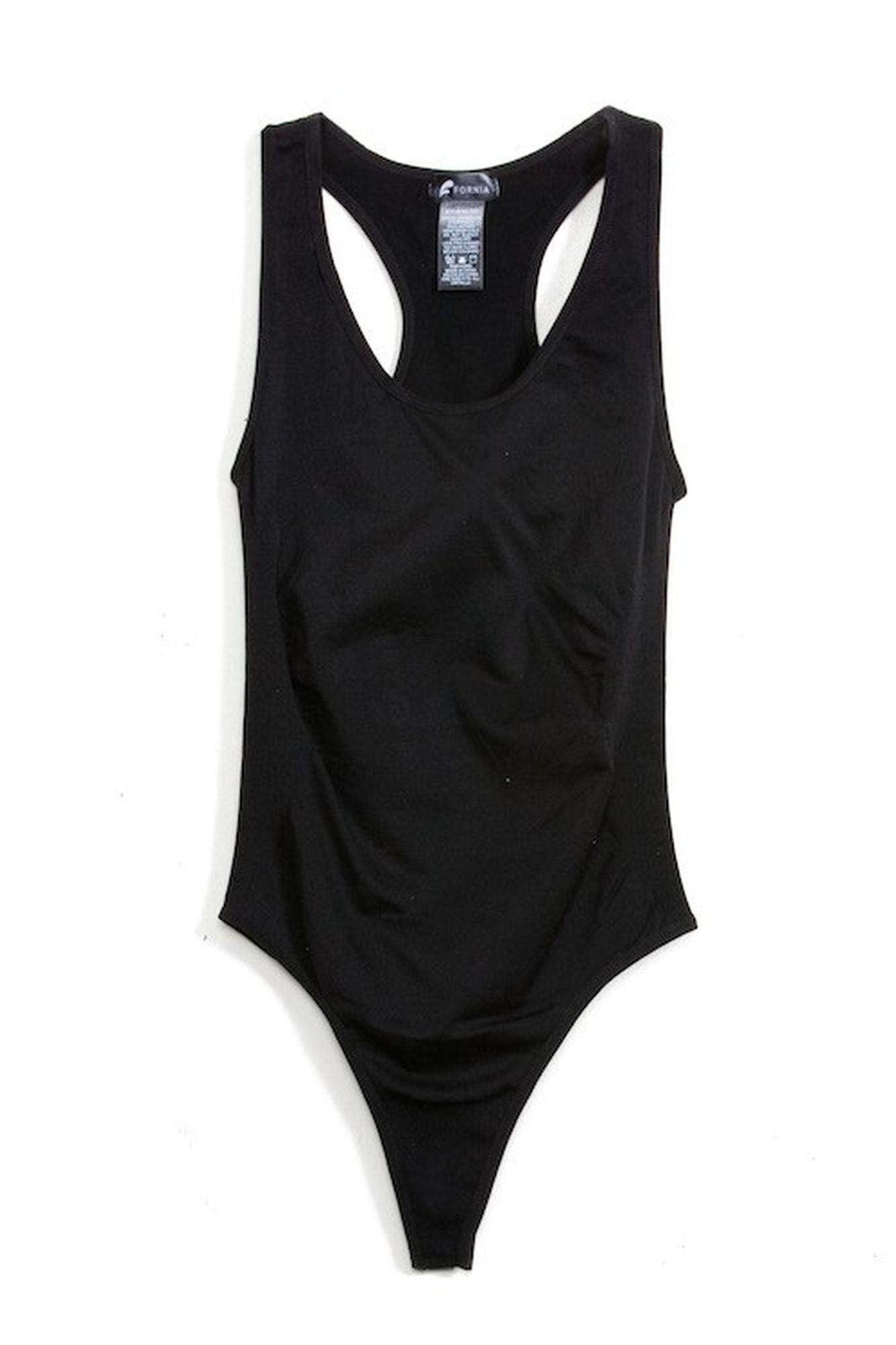 Basic Nylon Spandex Bodysuit