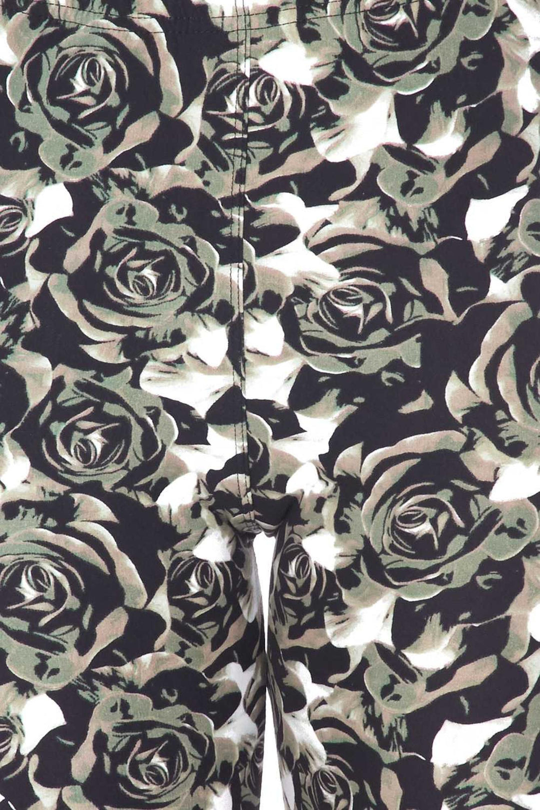 Buttery Soft Olive Rose Shorts - 3 Inch