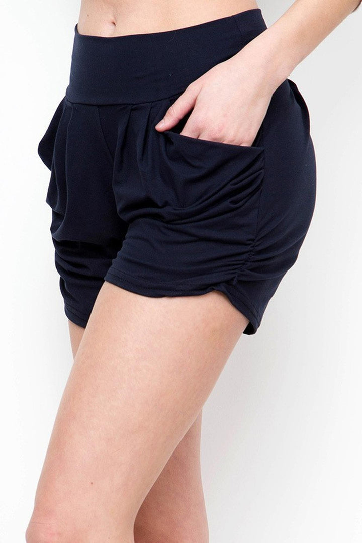Buttery Soft Solid Basic Harem Shorts