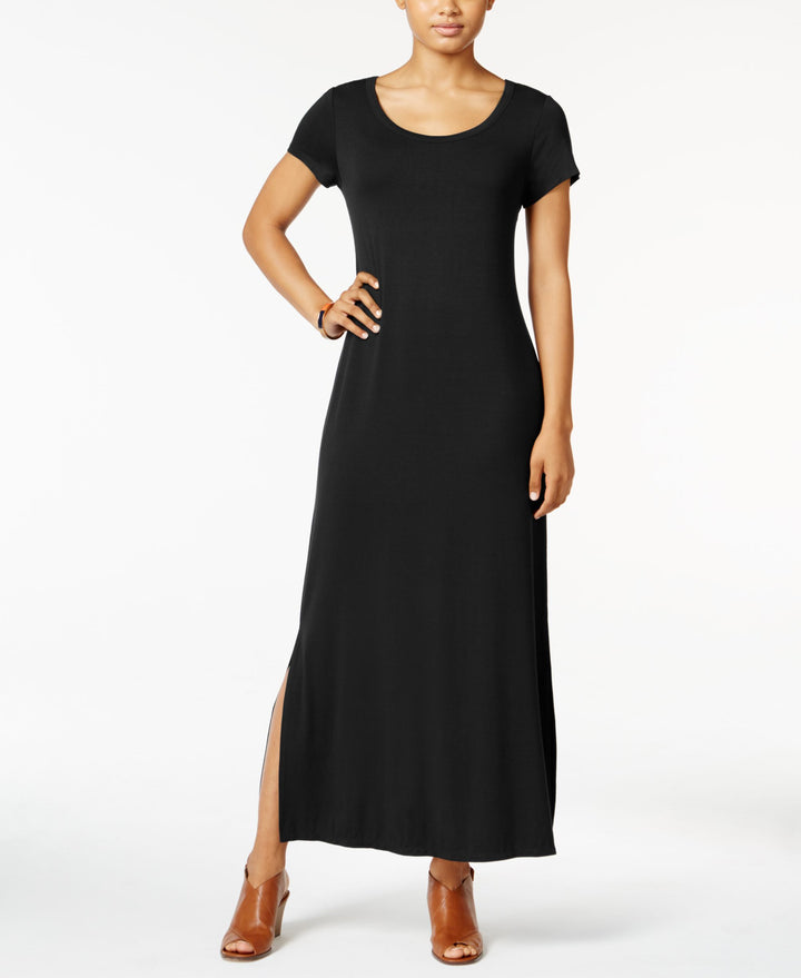 Style & Co Short Sleeve Maxi Dress
