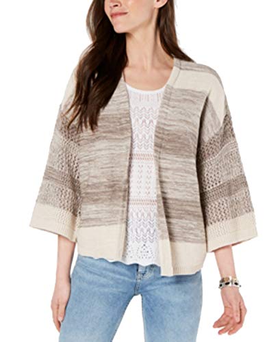 Style & Co Cotton Space Dyed Cardigan
