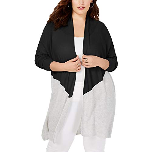 Plus Size Colorblocked Completer Sweater