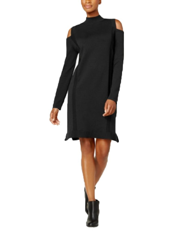 Style & Co Cold Shoulder Sweater Dress
