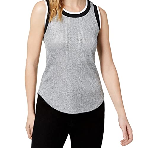 Ribbed Varsity Tank Top