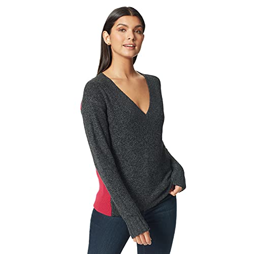 Anne Klein Denim Sport Vacationer Contrast Sweater