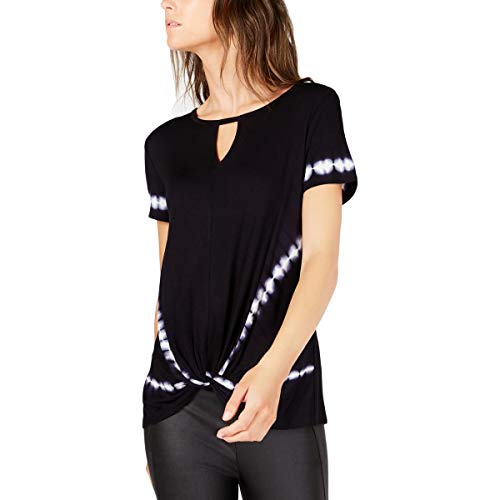 INC Twist-Front Tie-Dye Top