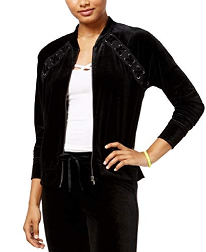 Material Girl Active Juniors Velour Bomber Jacket