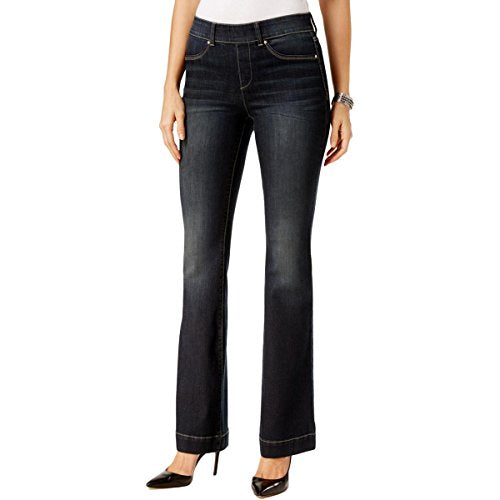 INC International Concepts Curvy Pull On Flared Jeans
