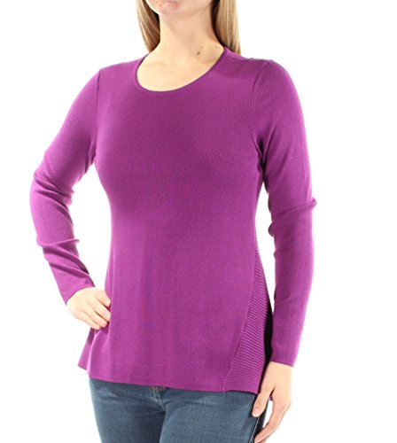 Alfani Petite Ribbed Peplum Sweater