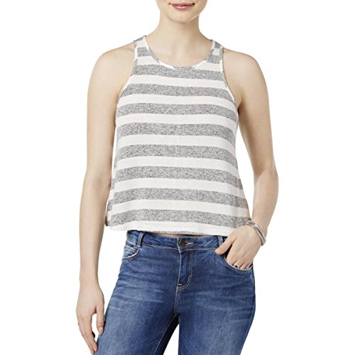 Bar III Striped Cutaway Tank Top