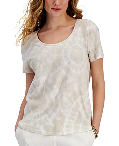 Style & Co Printed Cotton T-Shirt