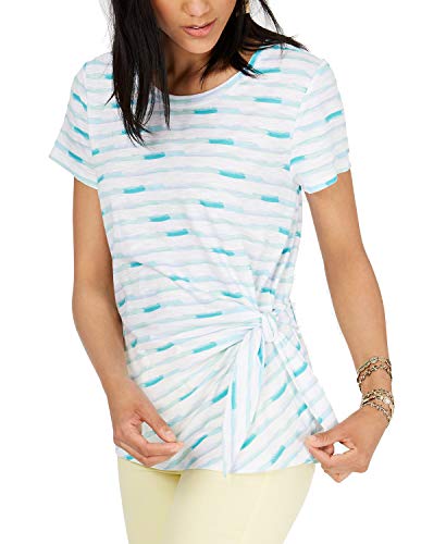 Petite Brushstroke Bliss Tie-Side Top