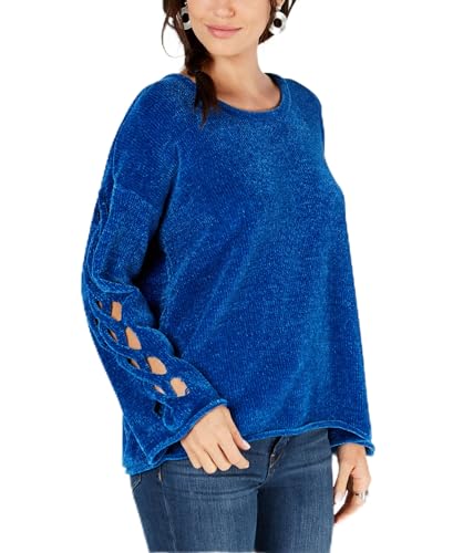 Style & Co Chenille Braided Detail Sweater