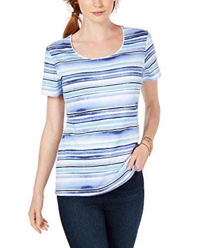 Karen Scott Striped T-Shirt