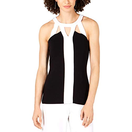 INC Cutout Colorblocked Top