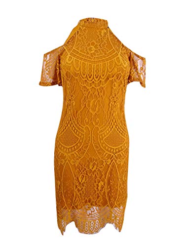 Material Girl Juniors Lace Cold Shoulder Dress