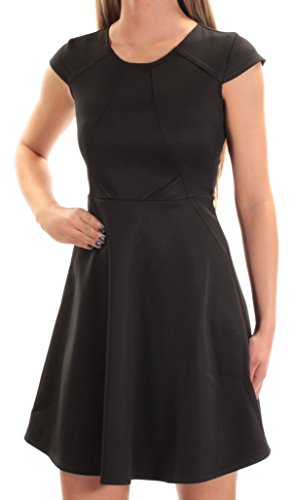 Bar III Short Sleeve Fit Flare Dress