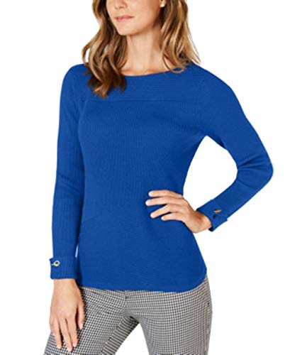 Mixed-Direction Stitch Sweater