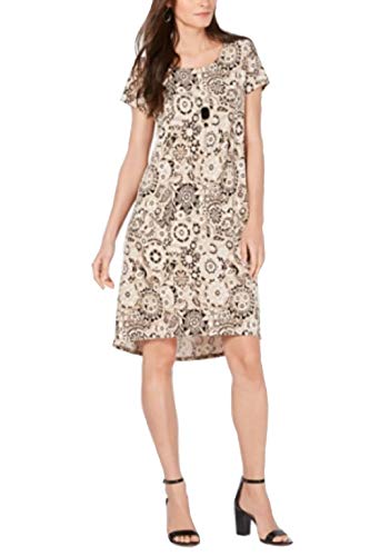 NY Collection Petite Paisley Print Dress Necklace