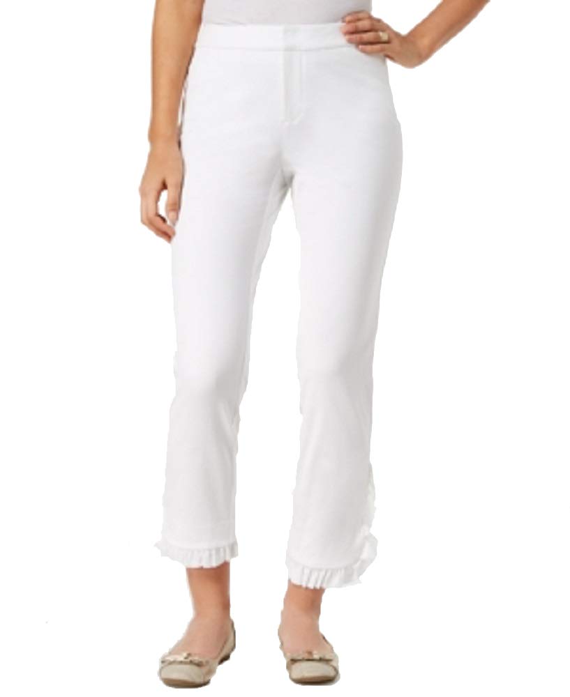 Charter Club Newport Ruffled Cropped Pants