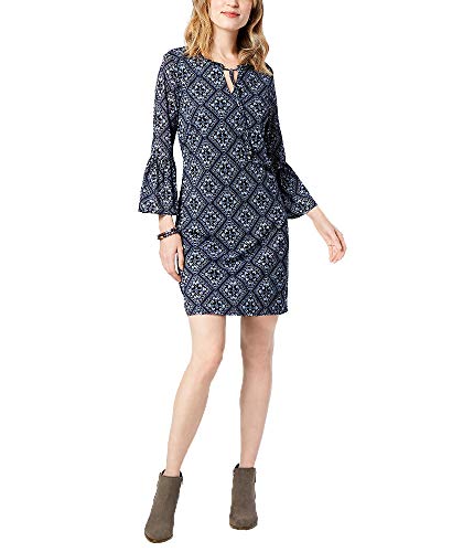 Style & Co Petite Lantern Sleeve Shift Dress