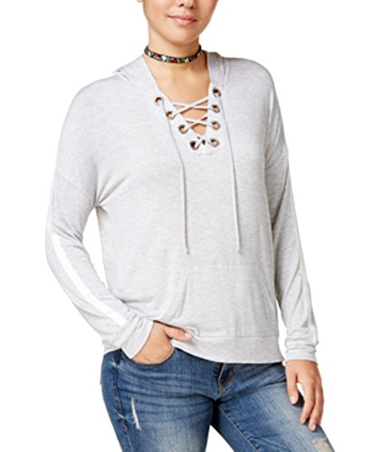 Hippie Rose Juniors Lace Up Hoodie