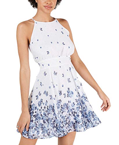 Maison Jules Printed Fit Flare Dress