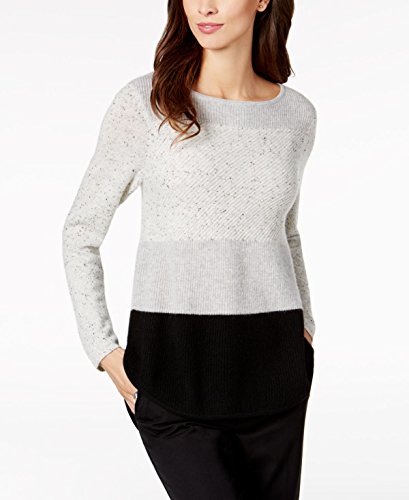 Charter Club Cashmere Colorblocked Sweater