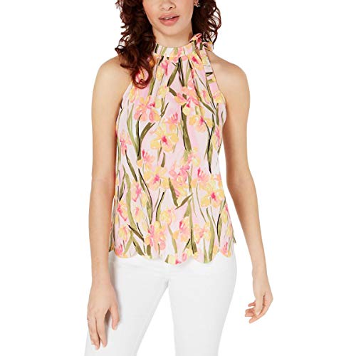 Maison Jules Scalloped Halter Top
