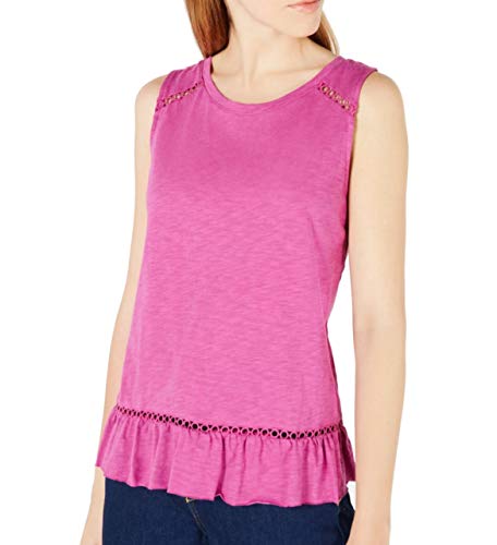 Ruffled Cross-Over Back Top