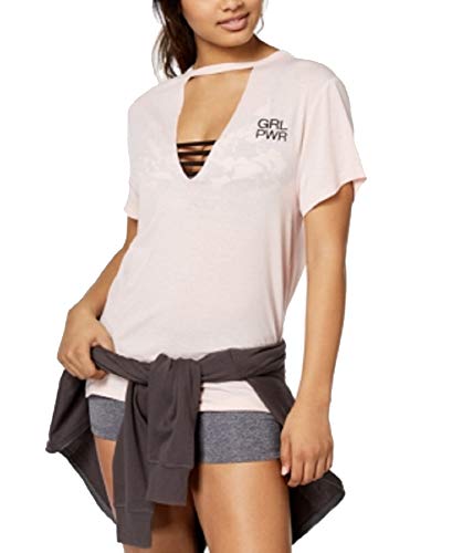 Active Juniors' Girl Power Cutout Graphic T-Shirt