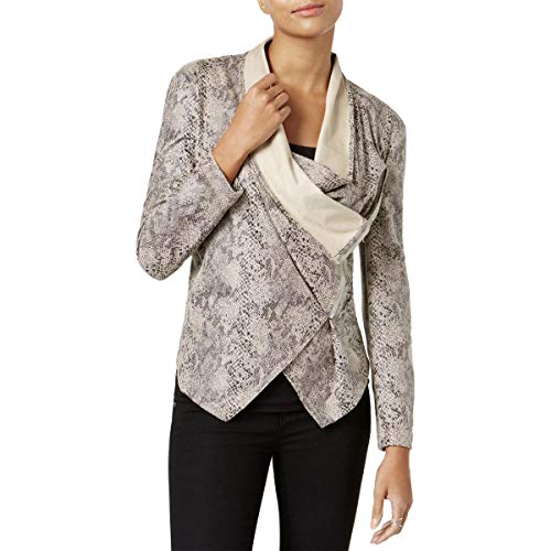 INC International Concepts Draped Snake Embossed Jacket
