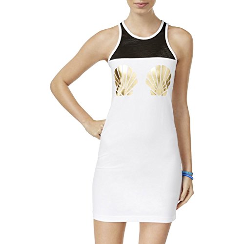 Material Girl Active Juniors Mesh Inset Bodycon Dress
