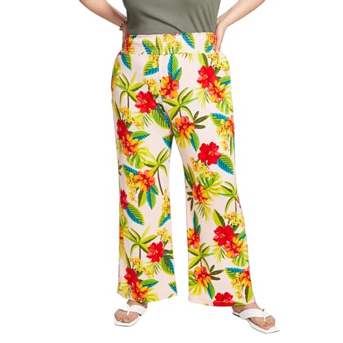 Bar III Trendy Plus Size Printed Soft Pants