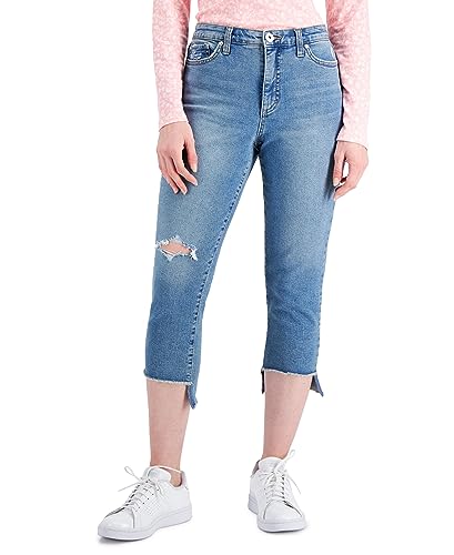 Style & Co Ripped Cropped Jeans