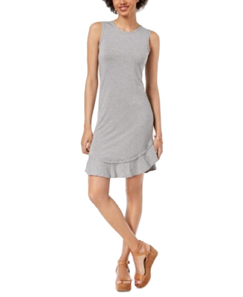 Ruffled-Hem A-Line Dress