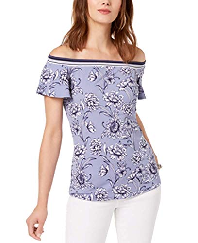 Printed Off The Shoulder Top