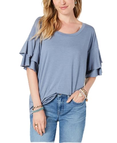 Style & Co. Ruffle Sleeved Top
