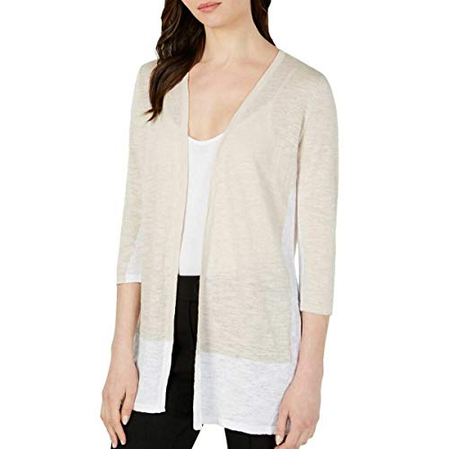 Alfani Colorblocked Open Front Cardigan