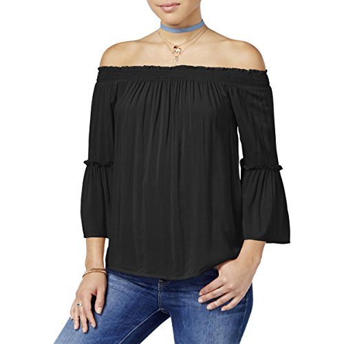 Hippie Rose Juniors Bell Sleeve Off The Shoulder Top