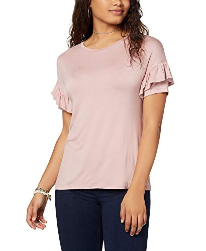 Ultra Flirt By Ikeddi Juniors Ruffle Sleeved T-Shirt