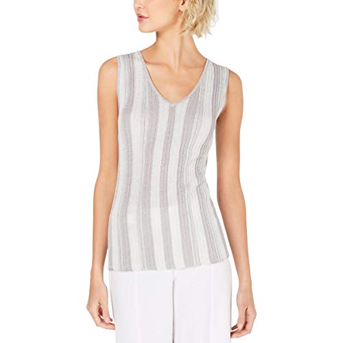 Metallic Stripe Tank Top
