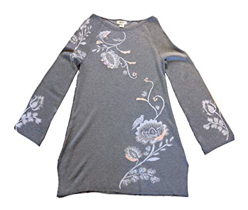 Style & Co. Embroidered Sweaterdress