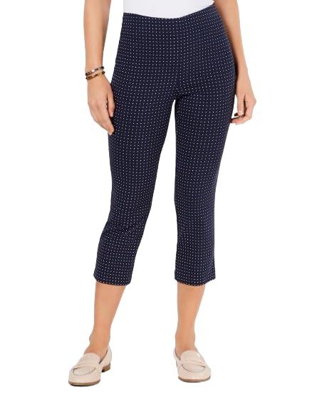 Petite Tummy-Control Capri Pants